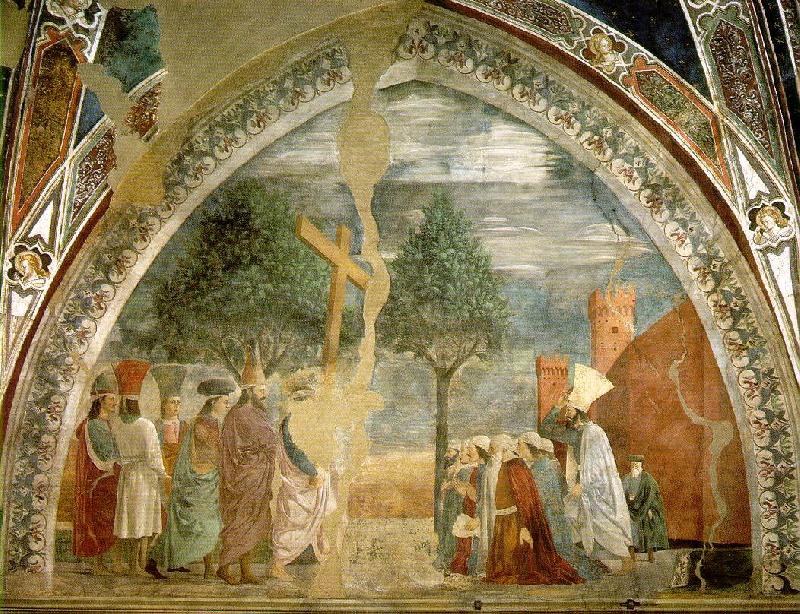 Piero della Francesca Exaltation of the Cross oil painting image